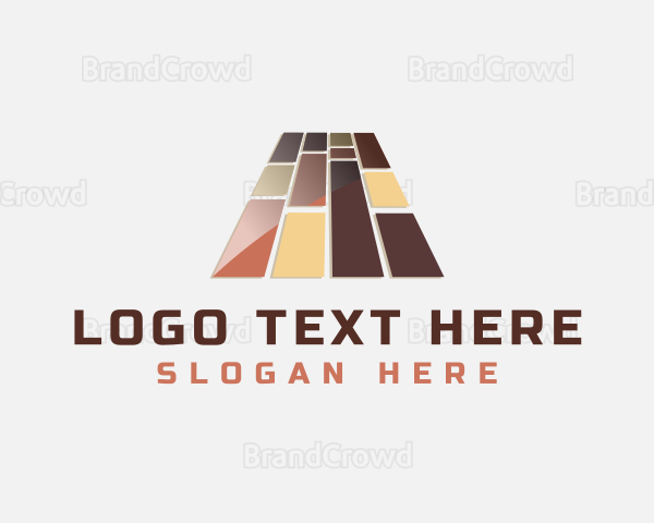 Glossy Tile Flooring Logo