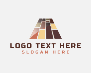 Interior Design - Glossy Tile Flooring logo design