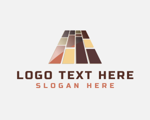 Parquet - Glossy Tile Flooring logo design