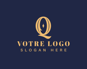 Bistro - Elegant Vintage Rustic Letter Q logo design