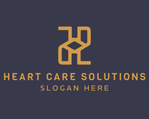 Elegant Modern Letter H logo design