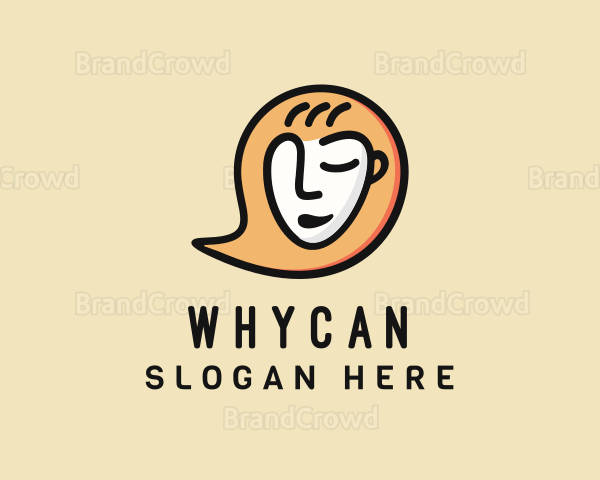 Woman Facial Salon Logo