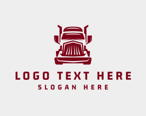 Truckload - Red Express Trucking logo design