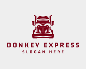 Red Express Trucking logo design