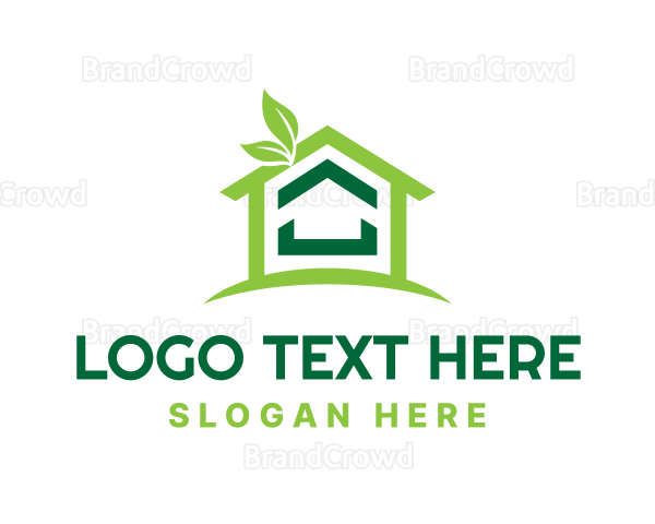 Sustainable Home Construction Logo