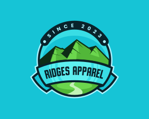 Outdoor Mountain Valley logo design