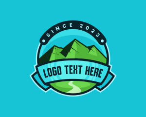Field - Outdoor Mountain Valley logo design