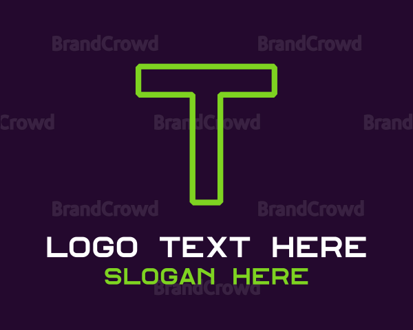 Green Game Text Logo