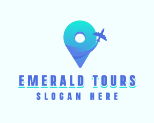 Travel Tour Airplane logo design