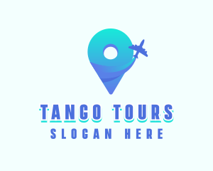 Travel Tour Airplane logo design