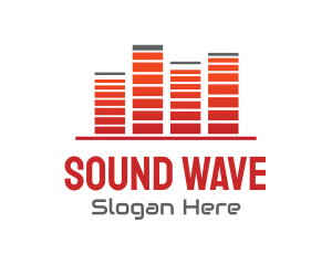 Audio - Audio Record Wave logo design