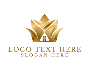 Gold - Classy Golden House logo design