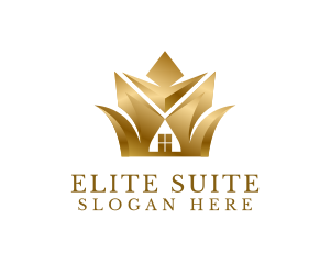 Classy Golden House logo design