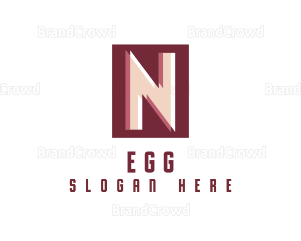 Fashion Apparel Letter N Logo