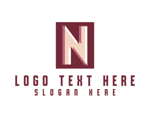 Boutique - Fashion Apparel Letter N logo design