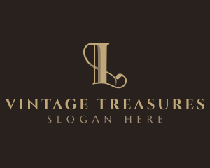 Antique - Luxury Antique Boutique logo design