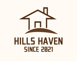 Minimalist Hill House logo design