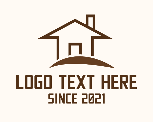 Hill - Minimalist Hill House logo design