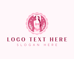 Feminine - Woman Lingerie Fashion logo design