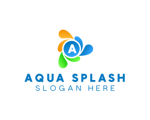 Ink Paint Splash logo design