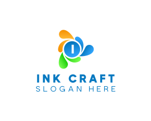 Ink - Ink Paint Splash logo design