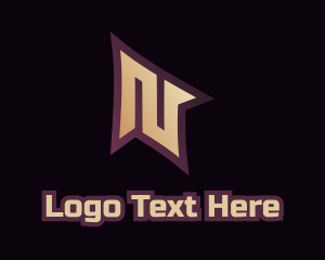Cursor - Northwest Cursor Letter N logo design