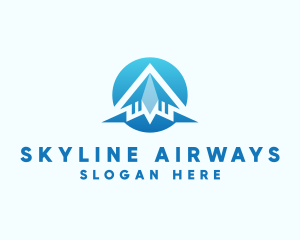 Airliner - Air Travel Plane logo design