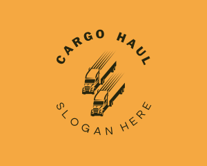 Fast Truck Cargo Delivery logo design