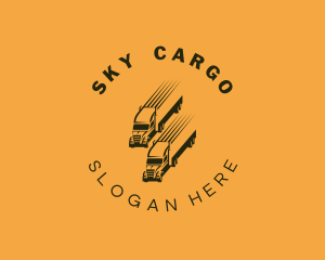 Fast Truck Cargo Delivery logo design