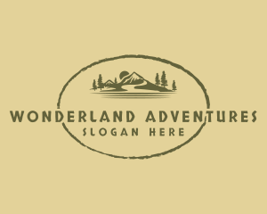 Mountain Hiking Adventure logo design