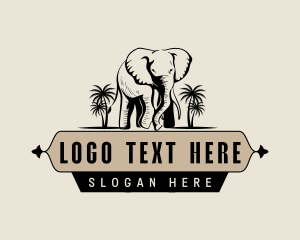 Bandicoot - Wildlife Elephant Jungle logo design