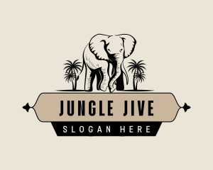 Wildlife Elephant Jungle logo design