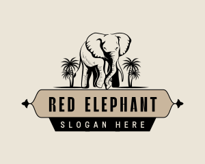 Wildlife Elephant Jungle logo design