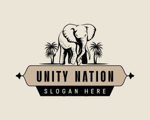 Wildlife Elephant Jungle logo design