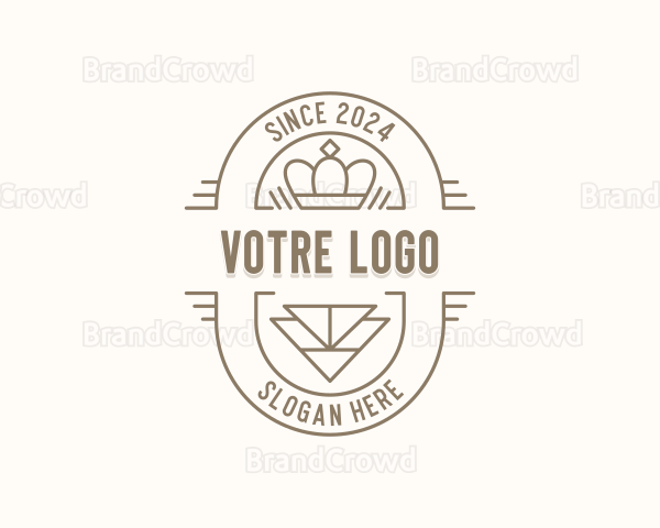 Regal Crown Elegant Logo