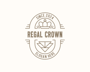 Regal Crown Elegant logo design