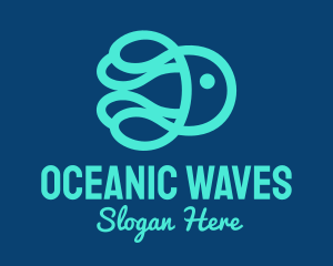 Marine Life - Ocean Marine Jellyfish logo design