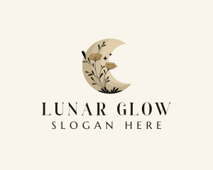 Moon Floral Boutique logo design