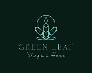  Leaf Candle Decor logo design