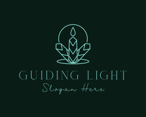  Leaf Candle Decor logo design