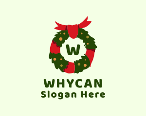 Christmas Wreath Decor Logo