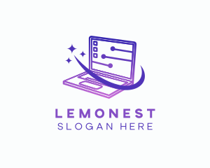 Website - Laptop Computer Technology logo design