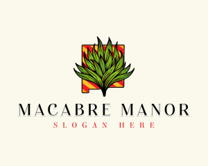 New Mexico Agave Plant Logo