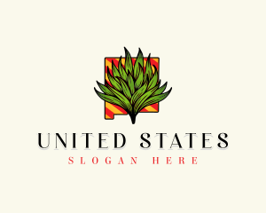 New Mexico Agave Plant logo design