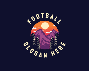 Mountain Adventure Hiking Logo