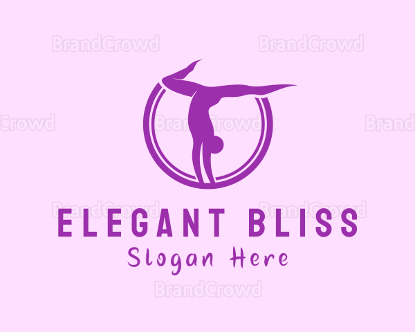 Yoga Pilates Pose Logo