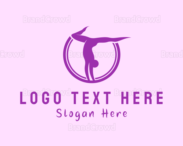 Yoga Pilates Pose Logo