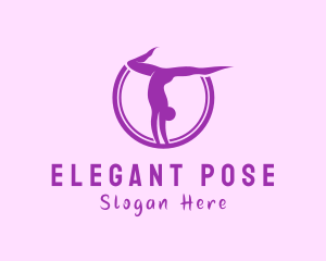 Pose - Yoga Pilates Pose logo design