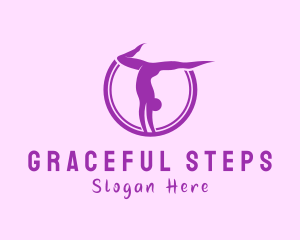 Yoga Pilates Pose logo design