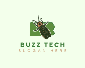 Pennsylvania Firefly Bug logo design